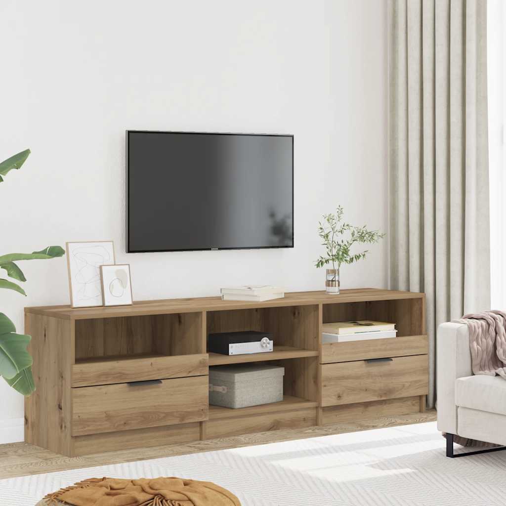 TV Cabinet Artisan Oak 150x33.5x45 cm Engineered Wood