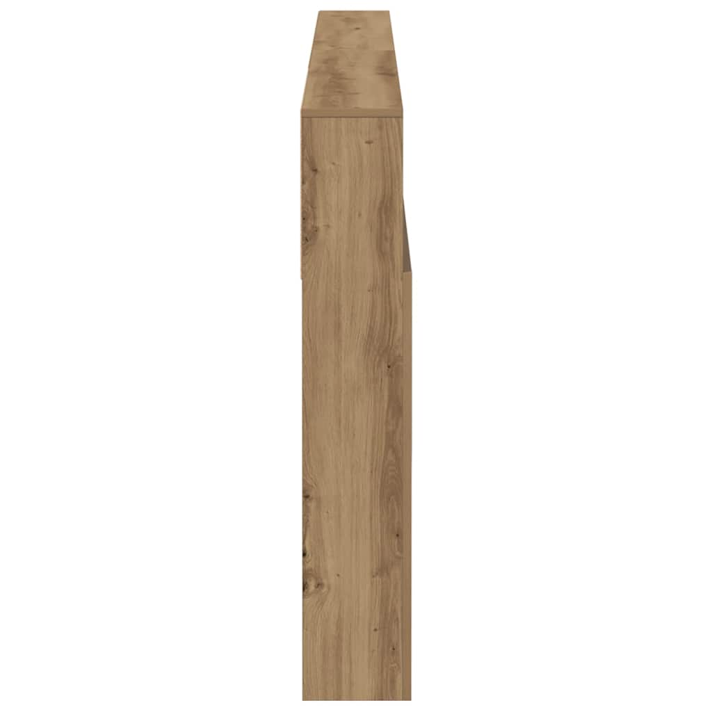 Headboard Cabinet Artisian Oak 200x19x103,5 cm Engineered Wood