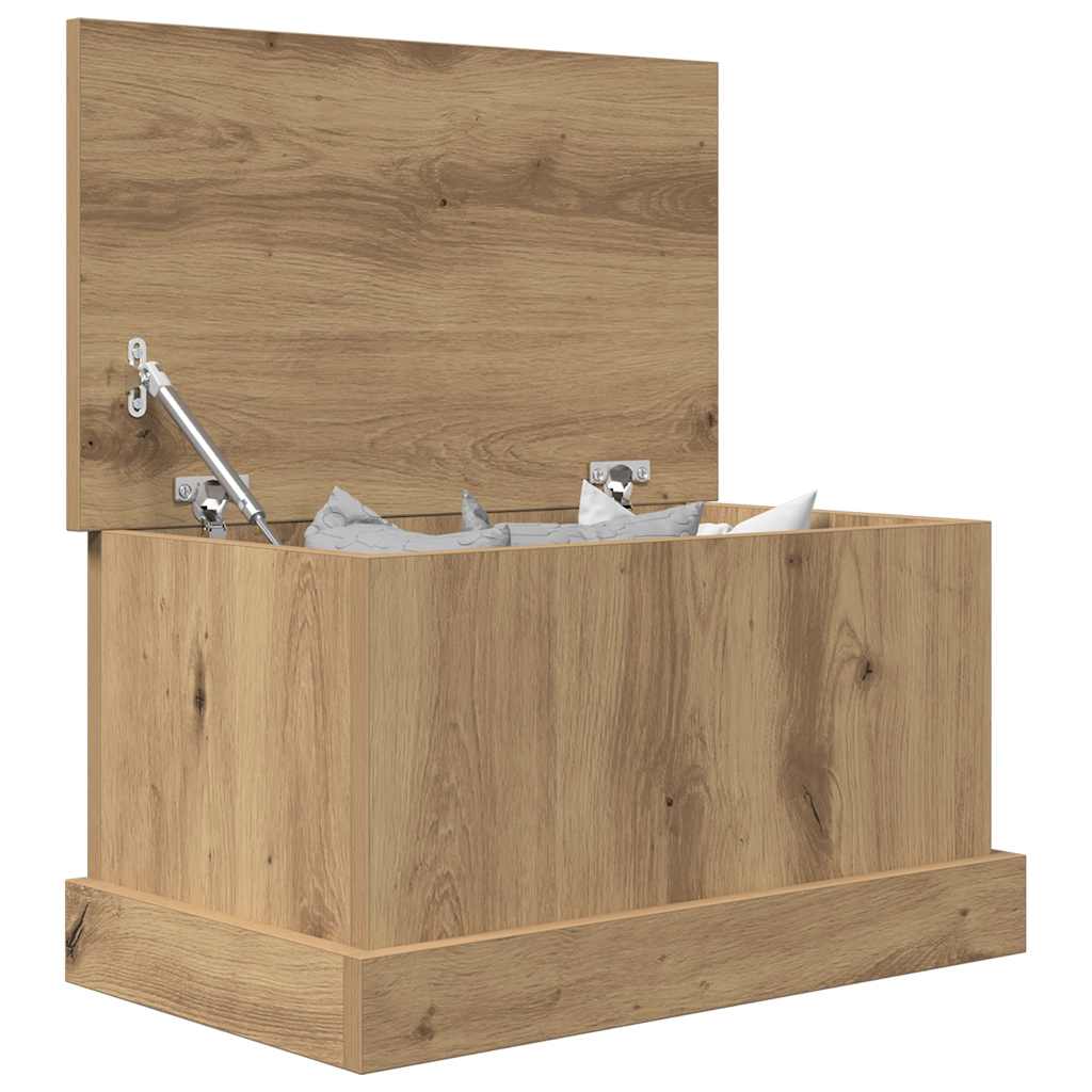 Storage Box Artisan Oak 30x50x28 cm Engineered Wood