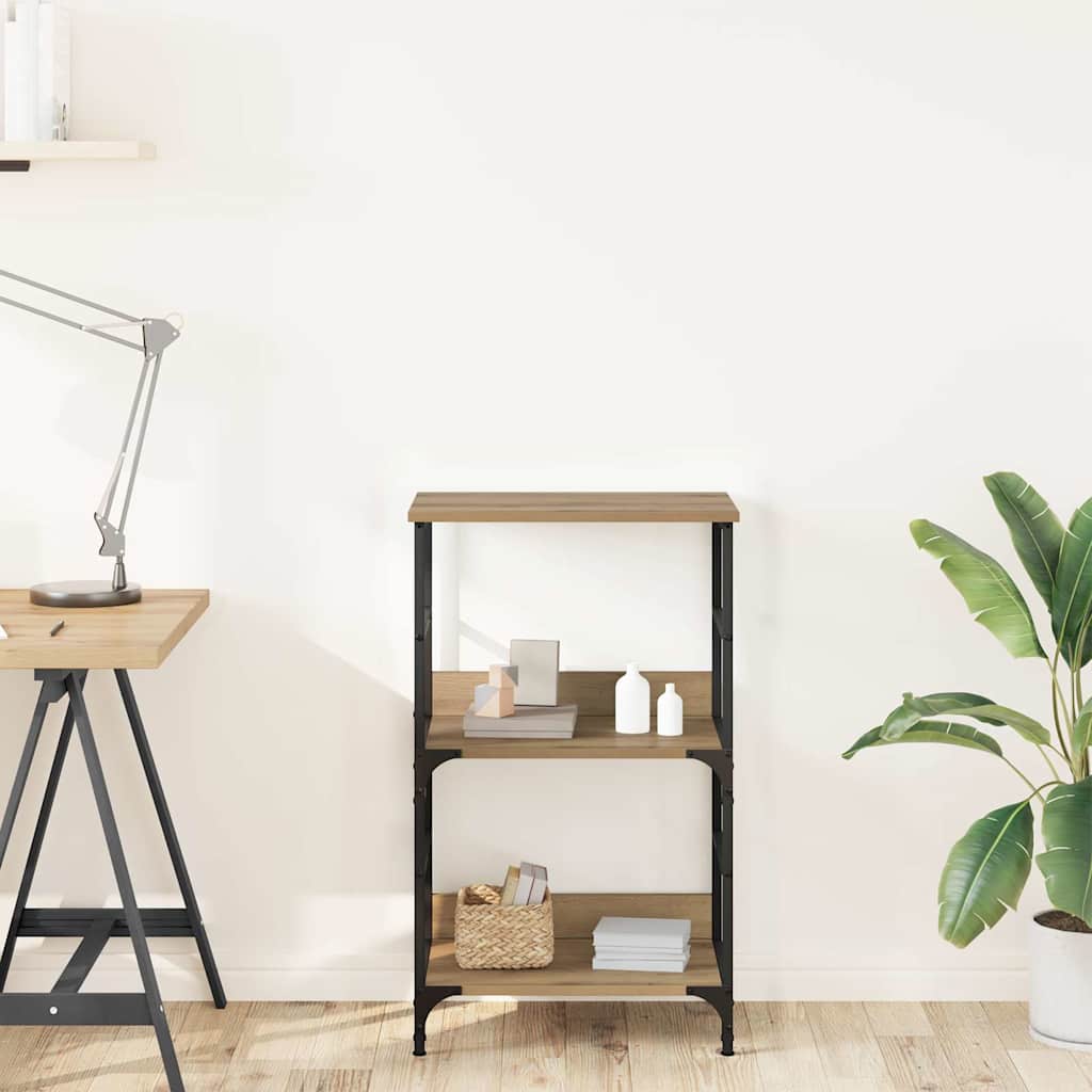 Book Cabinet Artisan Oak 50x33x82 cm Engineered Wood