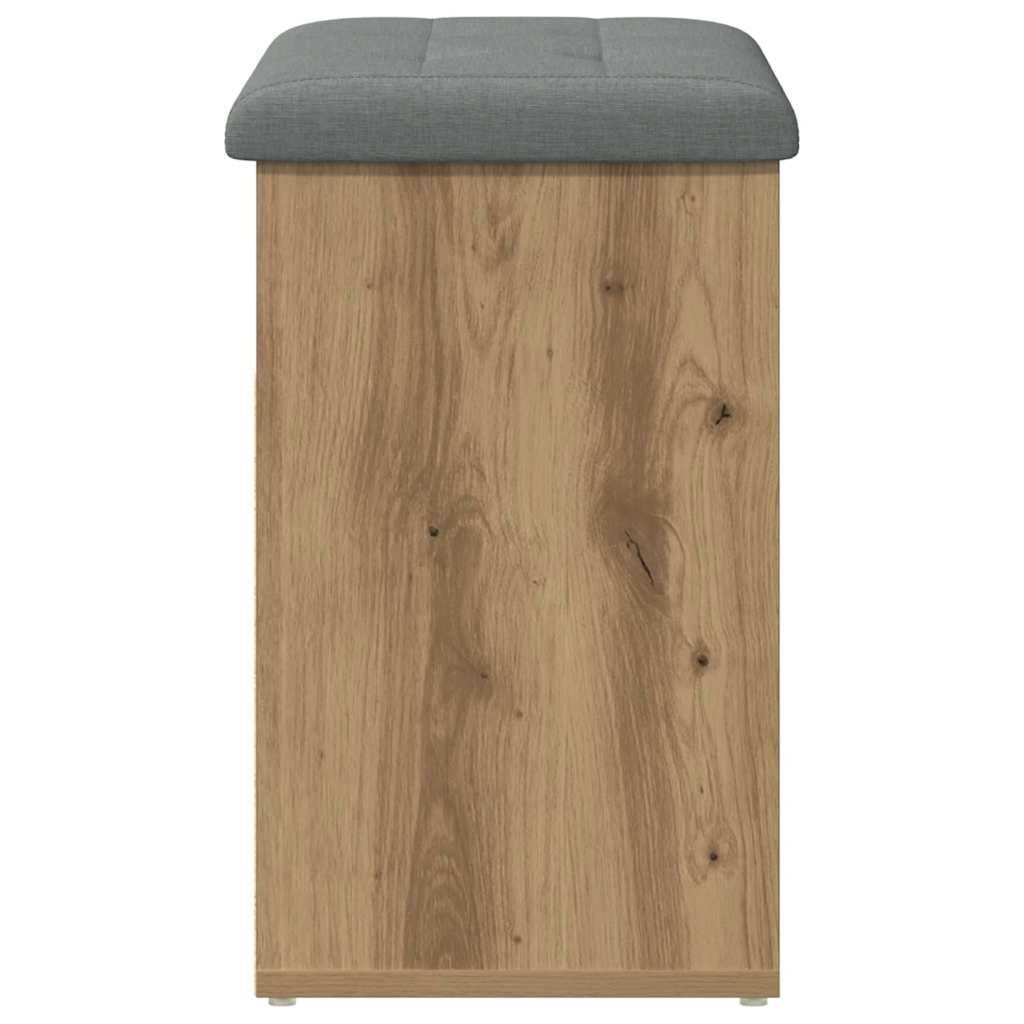 Shoe Bench Artisan Oak 62x32x50 cm Engineered Wood