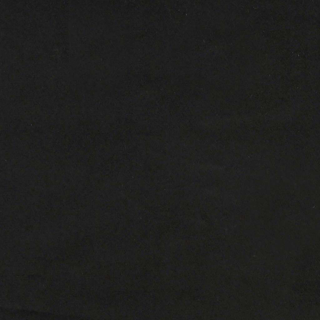 Loveseat Sofa Black 111 cm Velvet