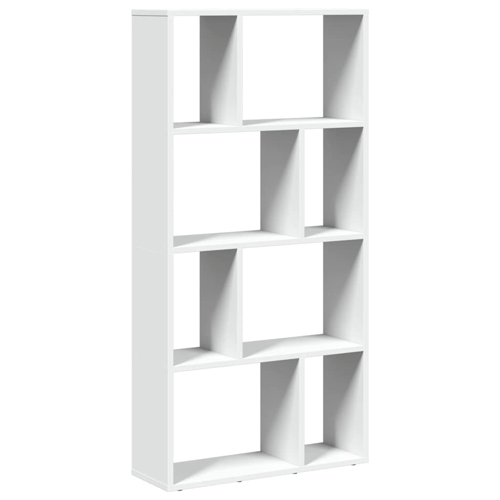 Bookcase White 60x20x120.5 cm Engineered Wood