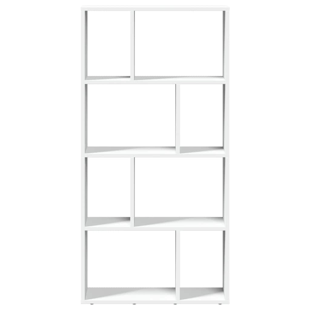 Bookcase White 60x20x120.5 cm Engineered Wood