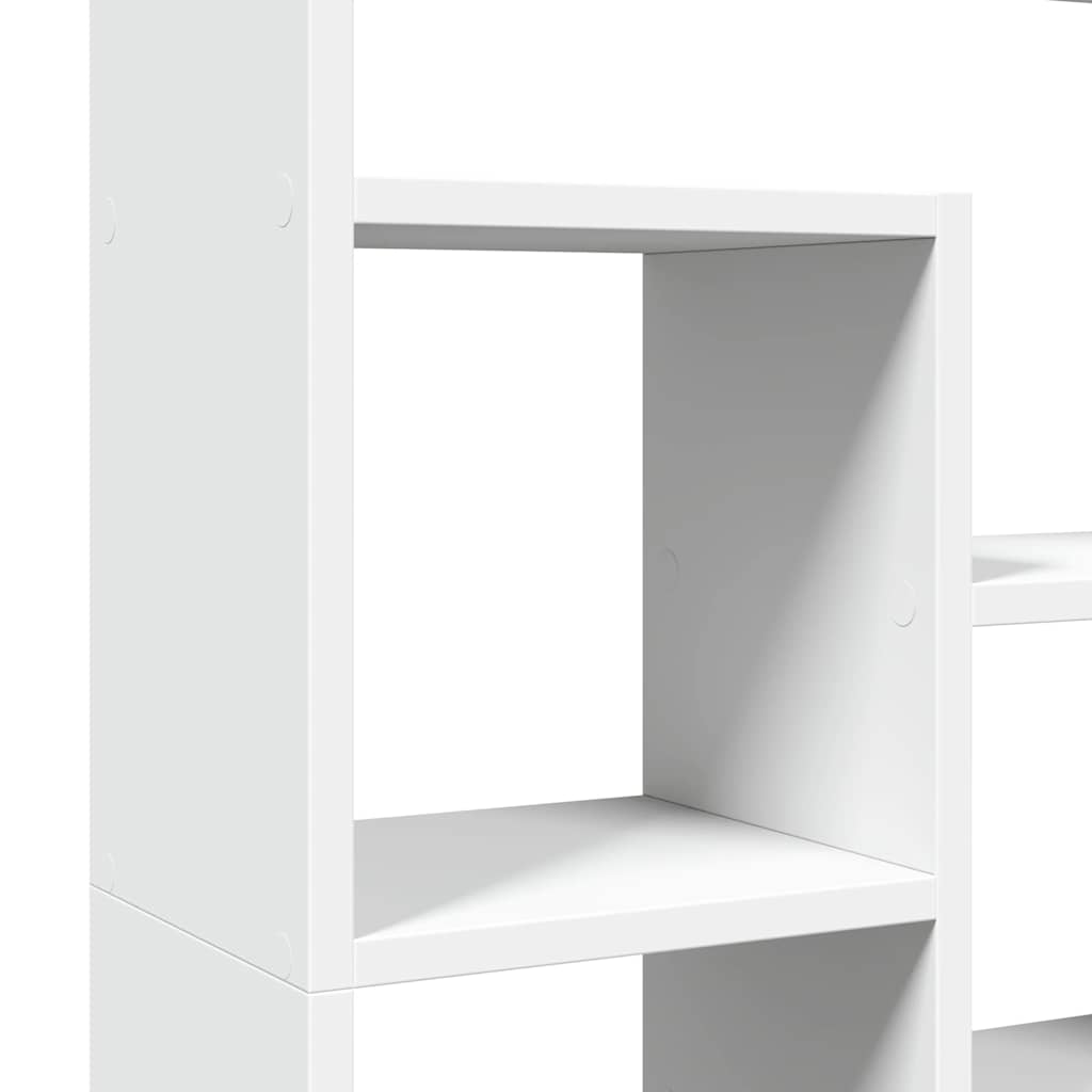Bookcase White 72x20x120.5 cm Engineered Wood