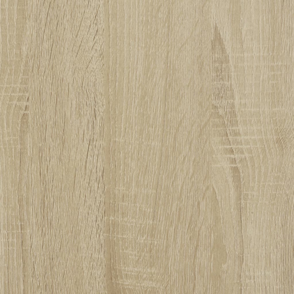 Bookcase Sonoma Oak 60x24x143 cm Engineered Wood