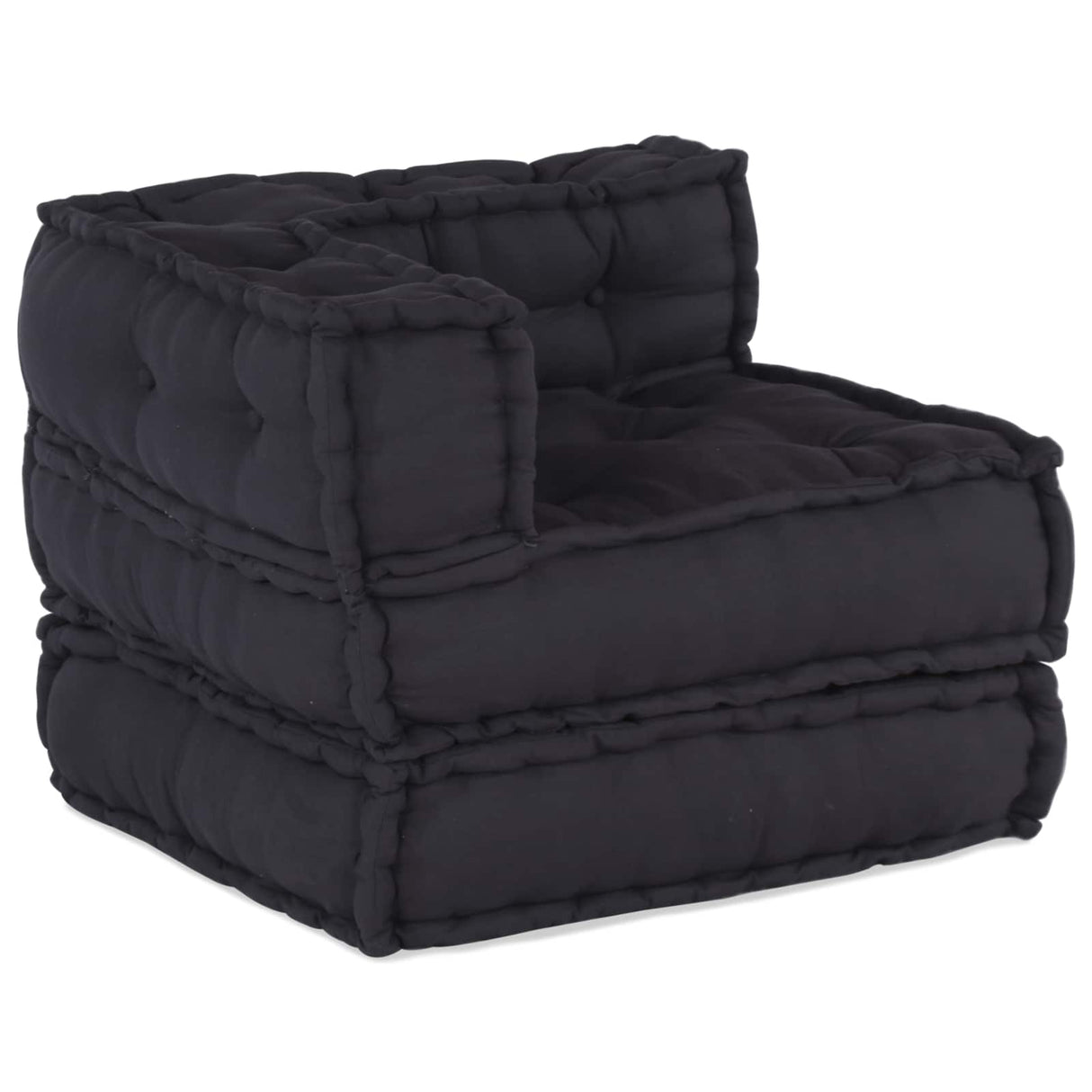 Modular Patchwork Sofa 3 pcs Anthracite Fabric