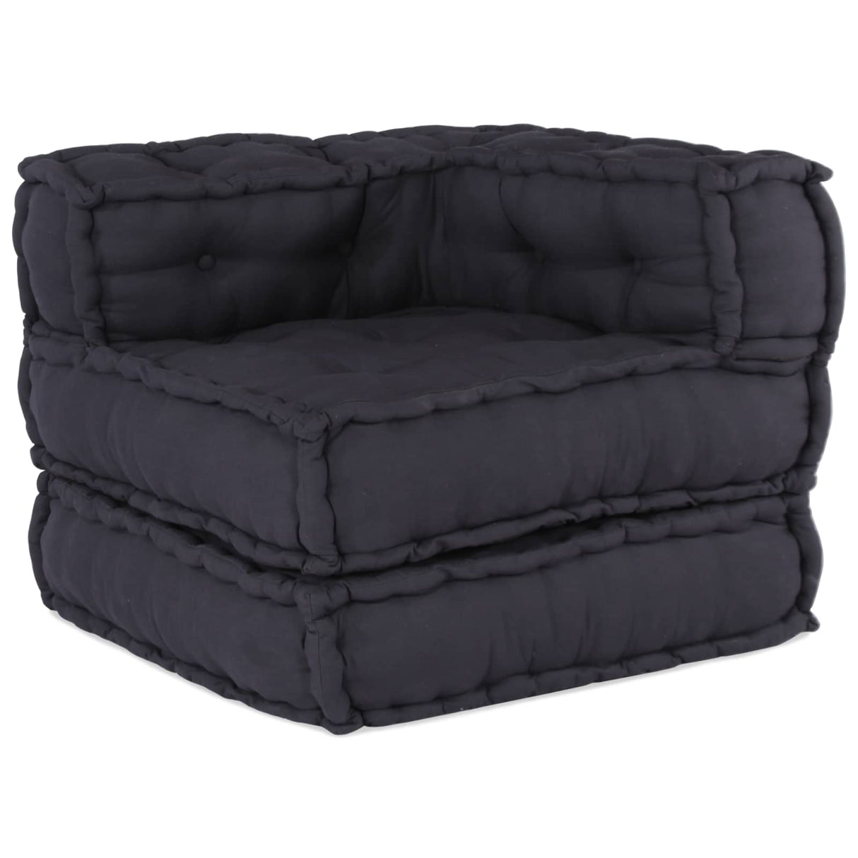 Modular Patchwork Sofa 3 pcs Anthracite Fabric