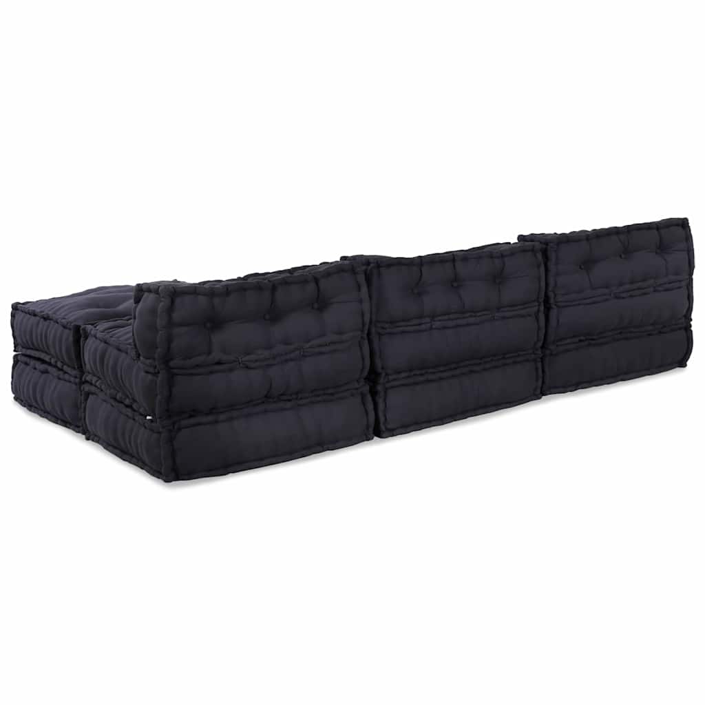 Modular Sofa 4 pcs Anthracite Fabric