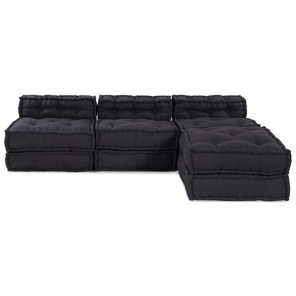 Modular Sofa 4 pcs Anthracite Fabric