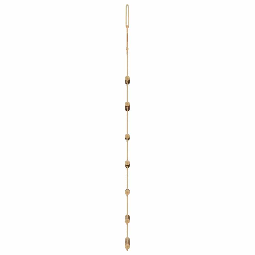?Hanging Christmas Trees with Top Stars 2 pcs 42x90 cm Natural Branch