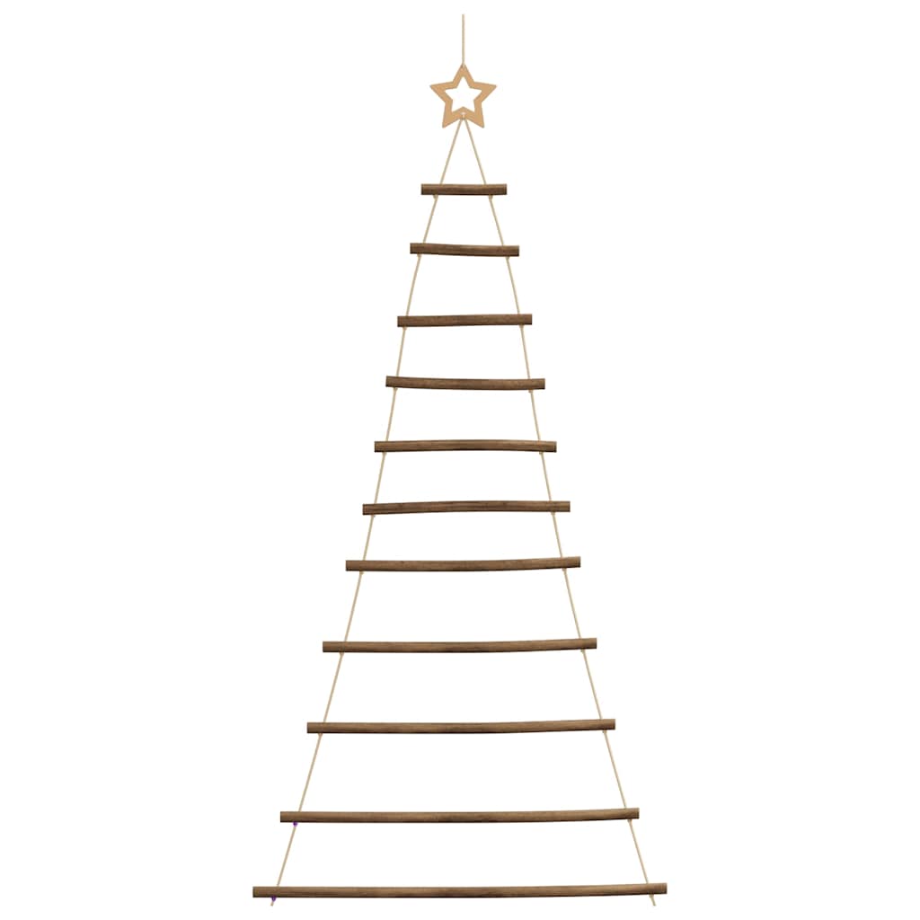 ?Hanging Christmas Tree with Top Star 74x150 cm Natural Branch