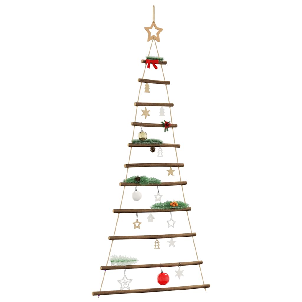 ?Hanging Christmas Tree with Top Star 74x150 cm Natural Branch
