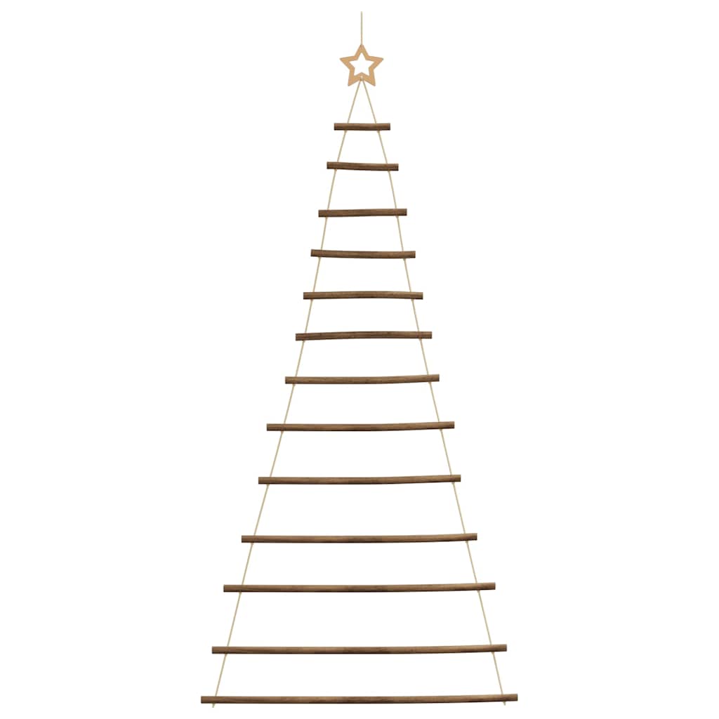 ?Hanging Christmas Tree with Top Star 86x180 cm Natural Branch