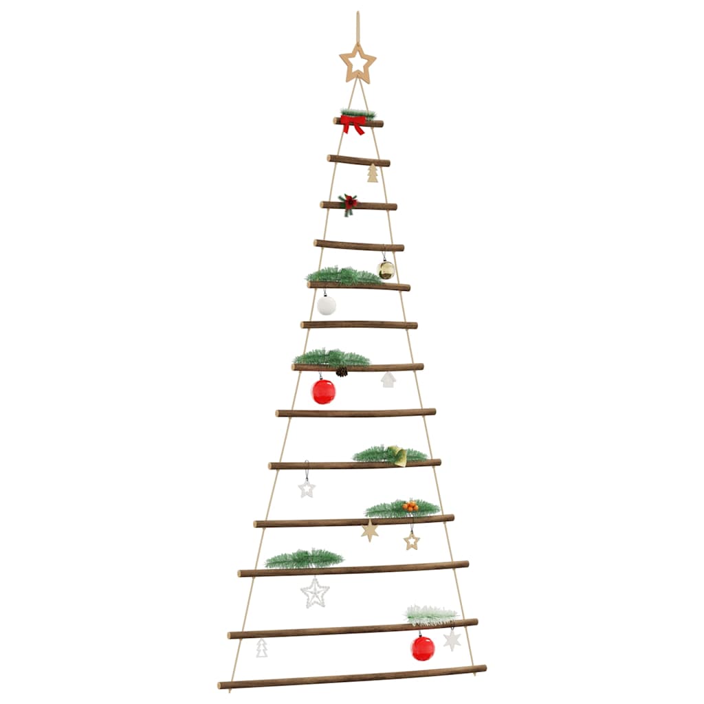 ?Hanging Christmas Tree with Top Star 86x180 cm Natural Branch