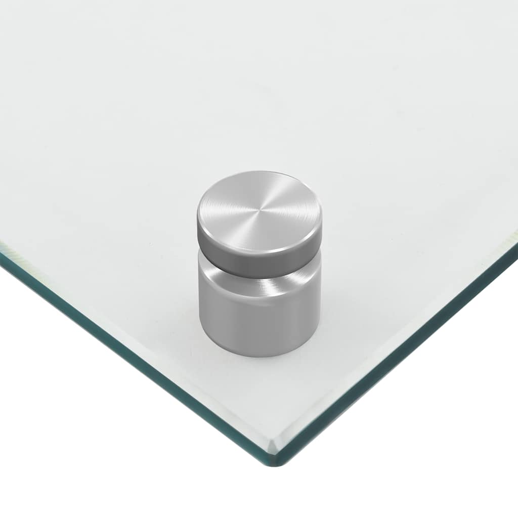 Kitchen Backsplashes 2 pcs Transparent 80x60 cm Tempered Glass