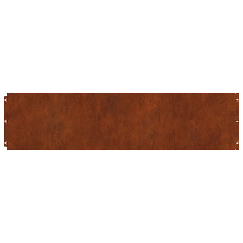 Lawn Edgings 20 pcs 25x103 cm Flexible Weathering Steel