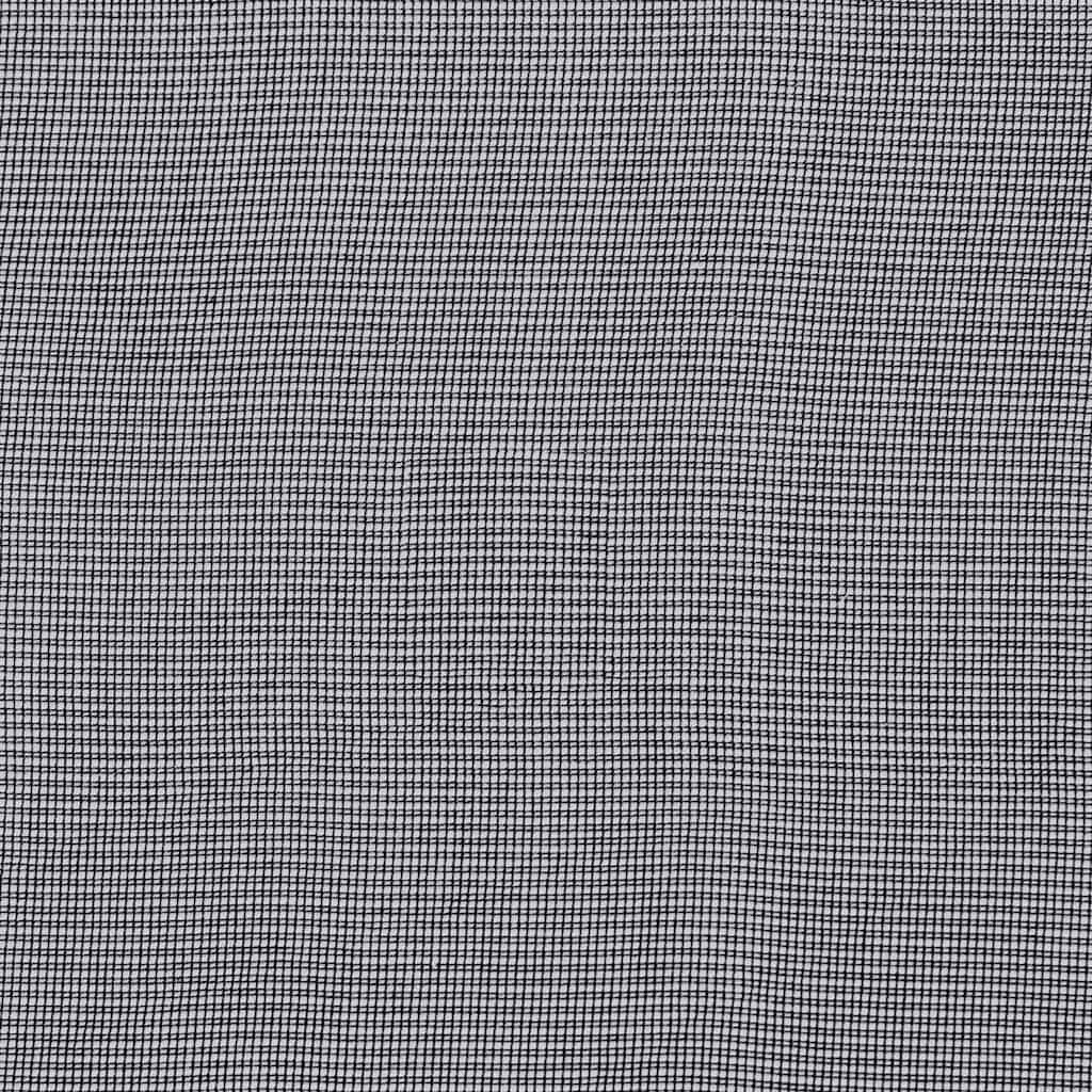 Voile Curtains with Rod Pockets 2 pcs Black