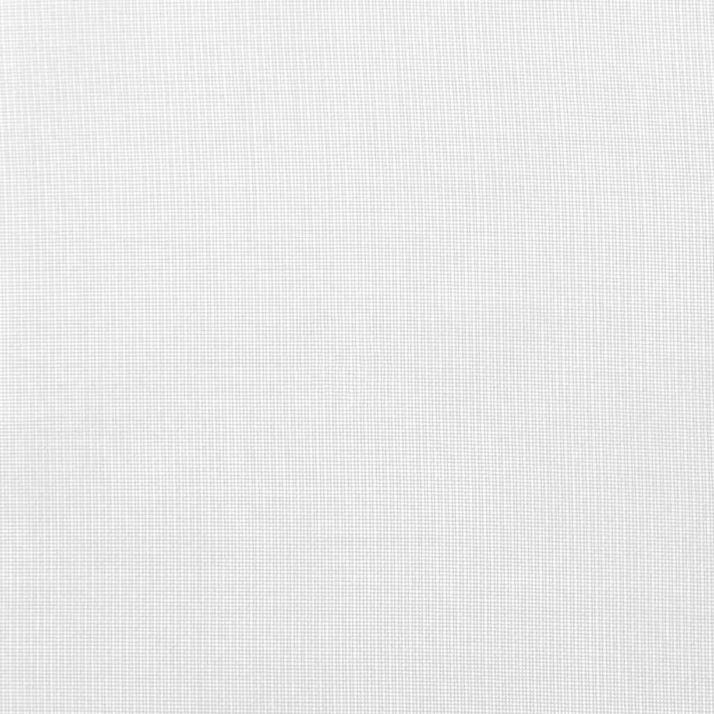 Voile Curtains with Rod Pockets 2 pcs White