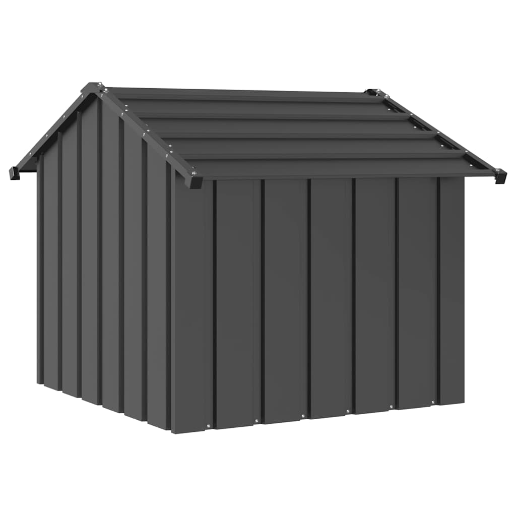 Dog House with Roof 85x107x81 cm Galvanised Steel