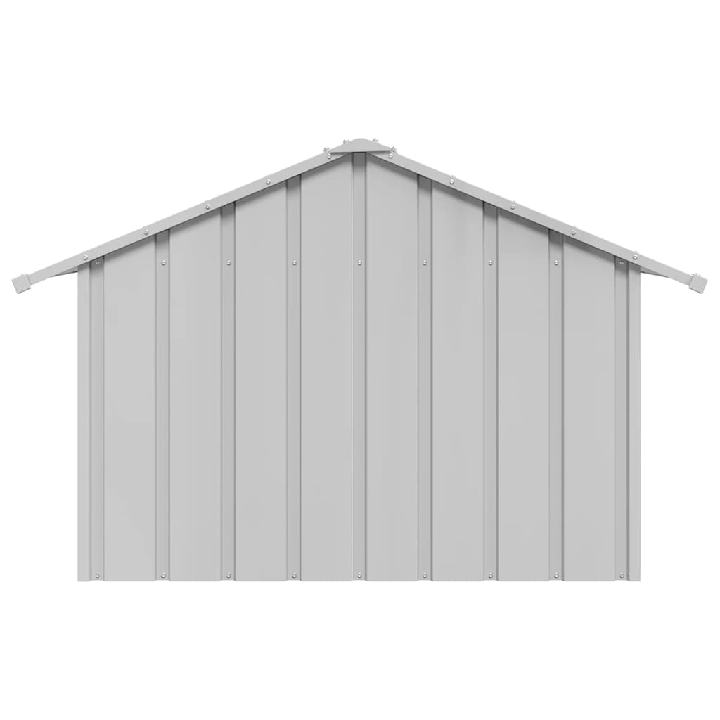 Dog House with Roof 83x130x85 cm Galvanised Steel