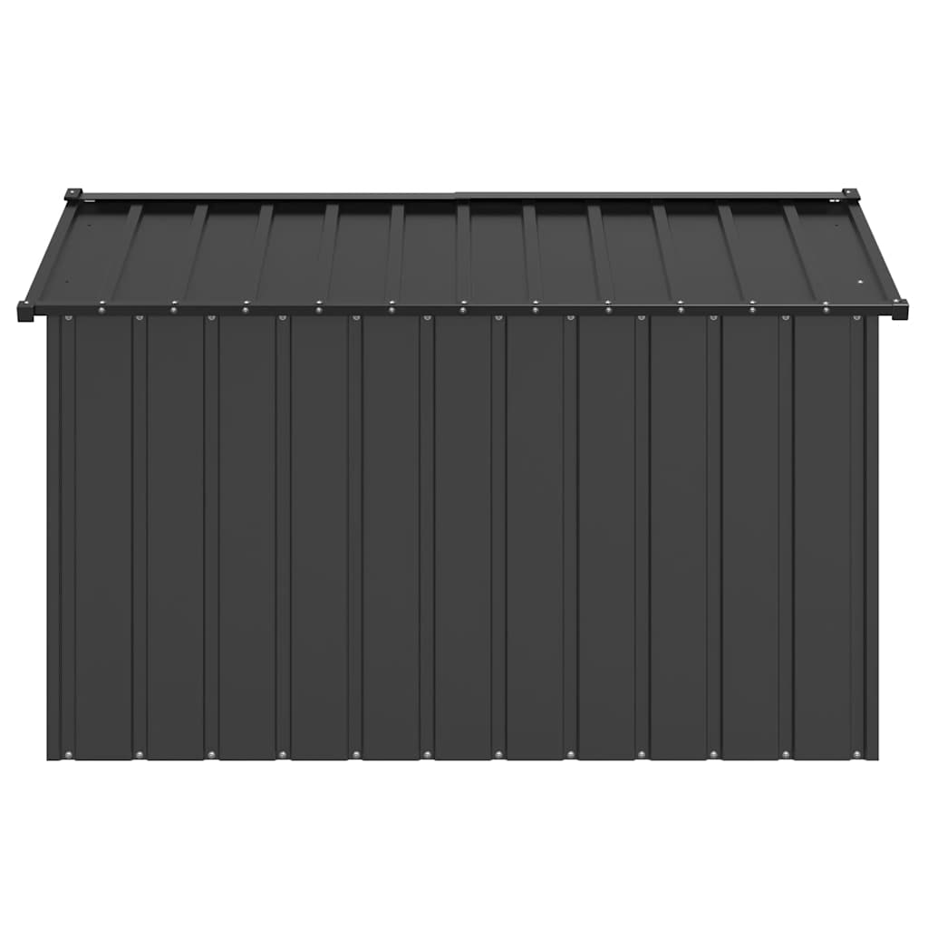 Dog House with Roof 113x153x101 cm Galvanised Steel