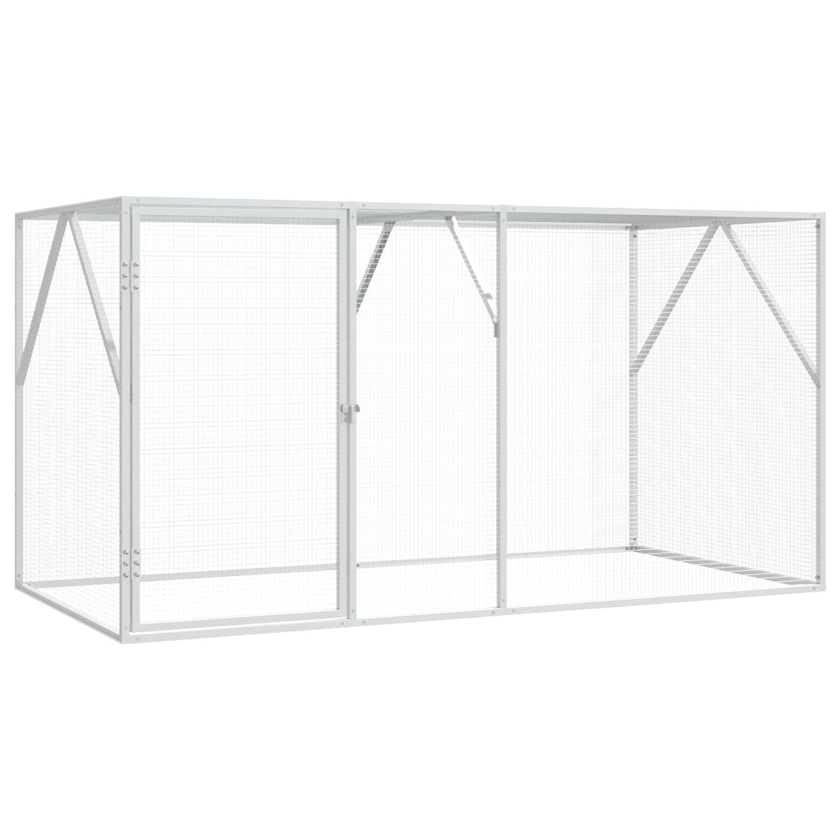 Bird Cage Silver 208 x 102 x 108 cm