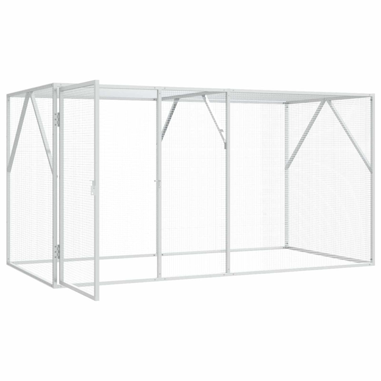 Bird Cage Silver 208 x 102 x 108 cm