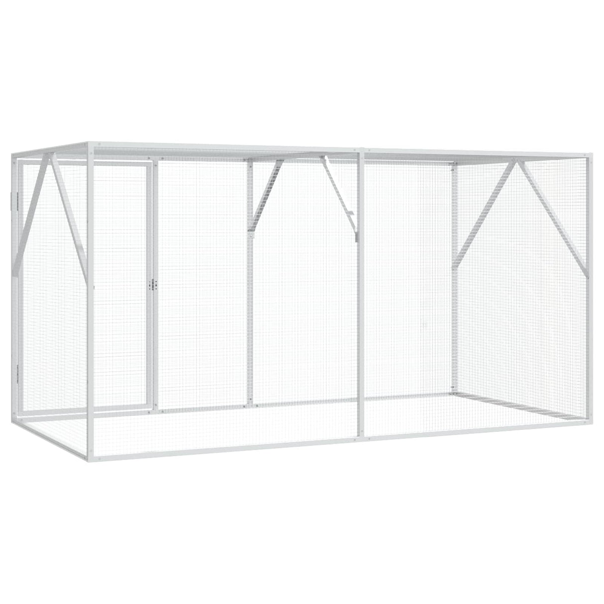 Bird Cage Silver 208 x 102 x 108 cm