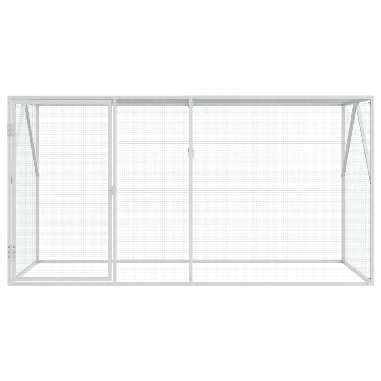 Bird Cage Silver 208 x 102 x 108 cm