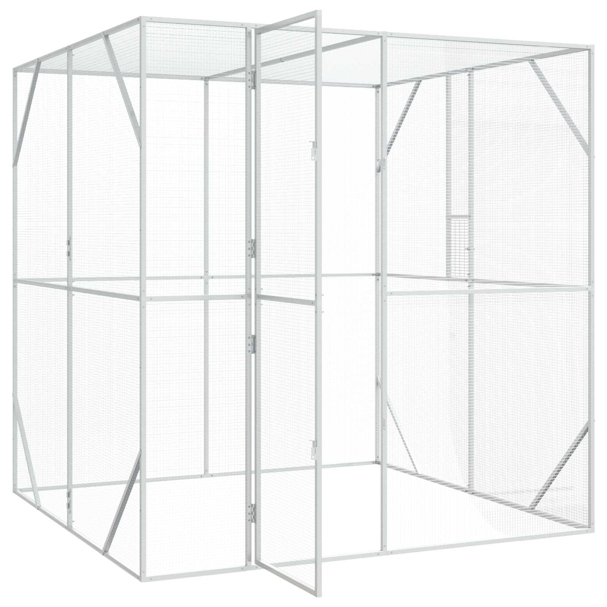 Bird Cage Silver 209 x 202 x 214 cm