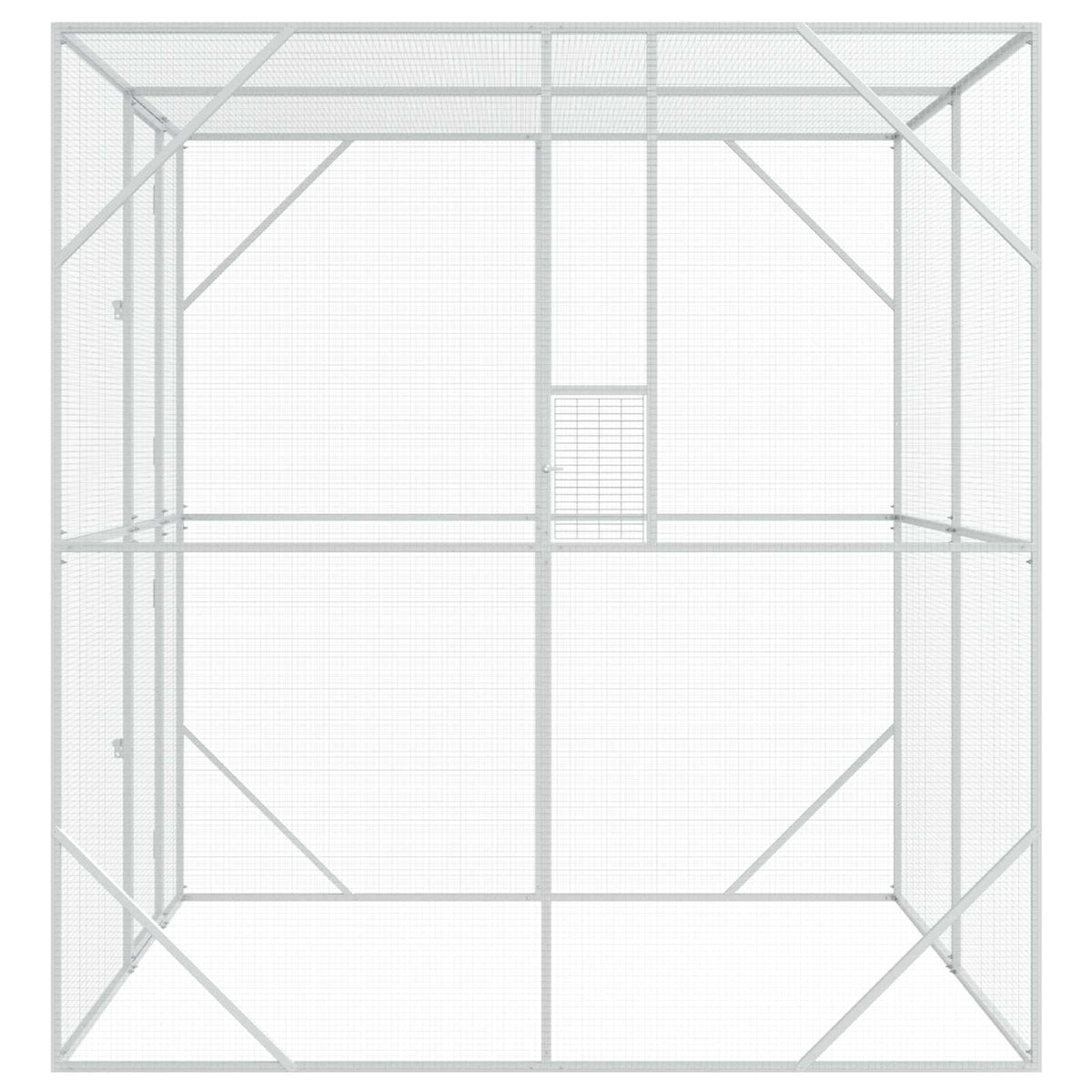 Bird Cage Silver 209 x 202 x 214 cm