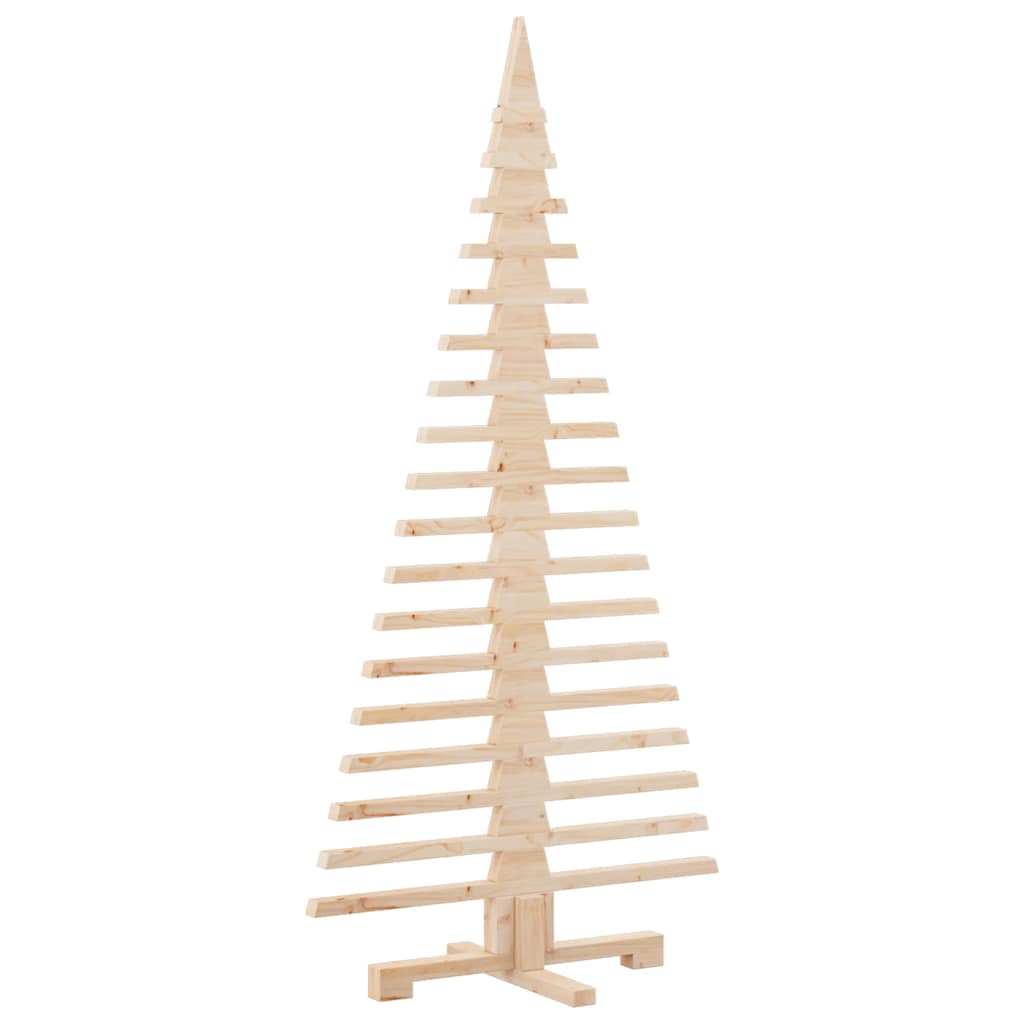 Wooden Christmas Tree for Decoration 150 cm Solid Wood Pine