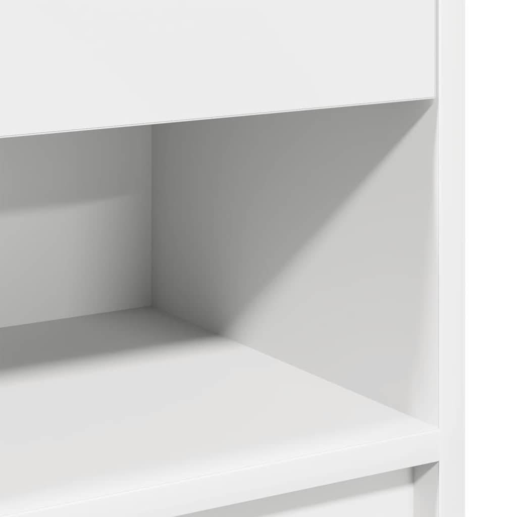 Bedside Cabinets 2 pcs with Drawer White 39x28x41 cm