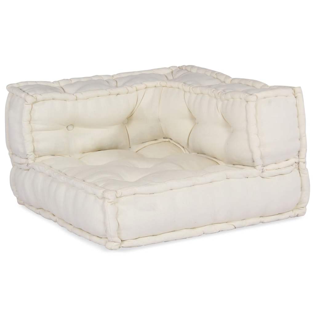Modular Sofa Unit Cream 70x70x54 Fabric