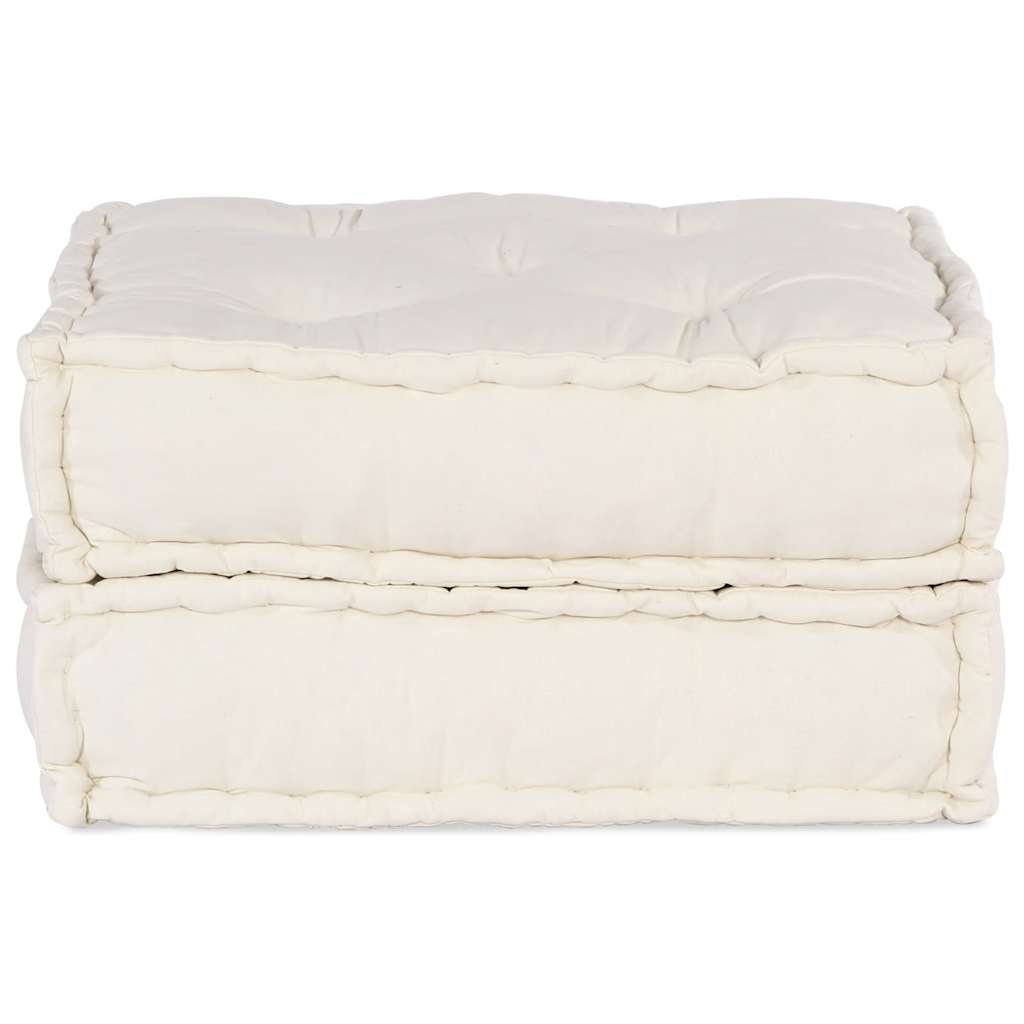 Modular Sofa Unit Cream 70x70x36 Fabric