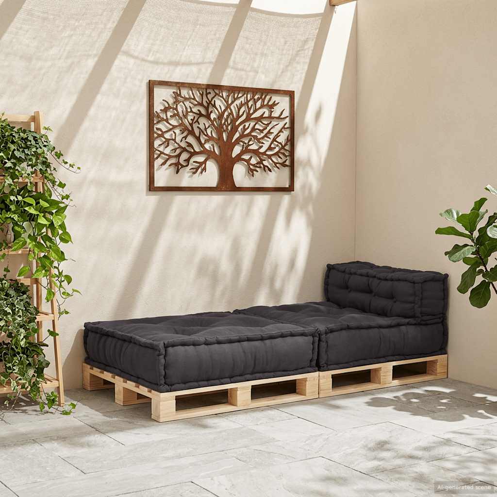 Modular Sofa Unit Anthracite 70x70x54 Fabric