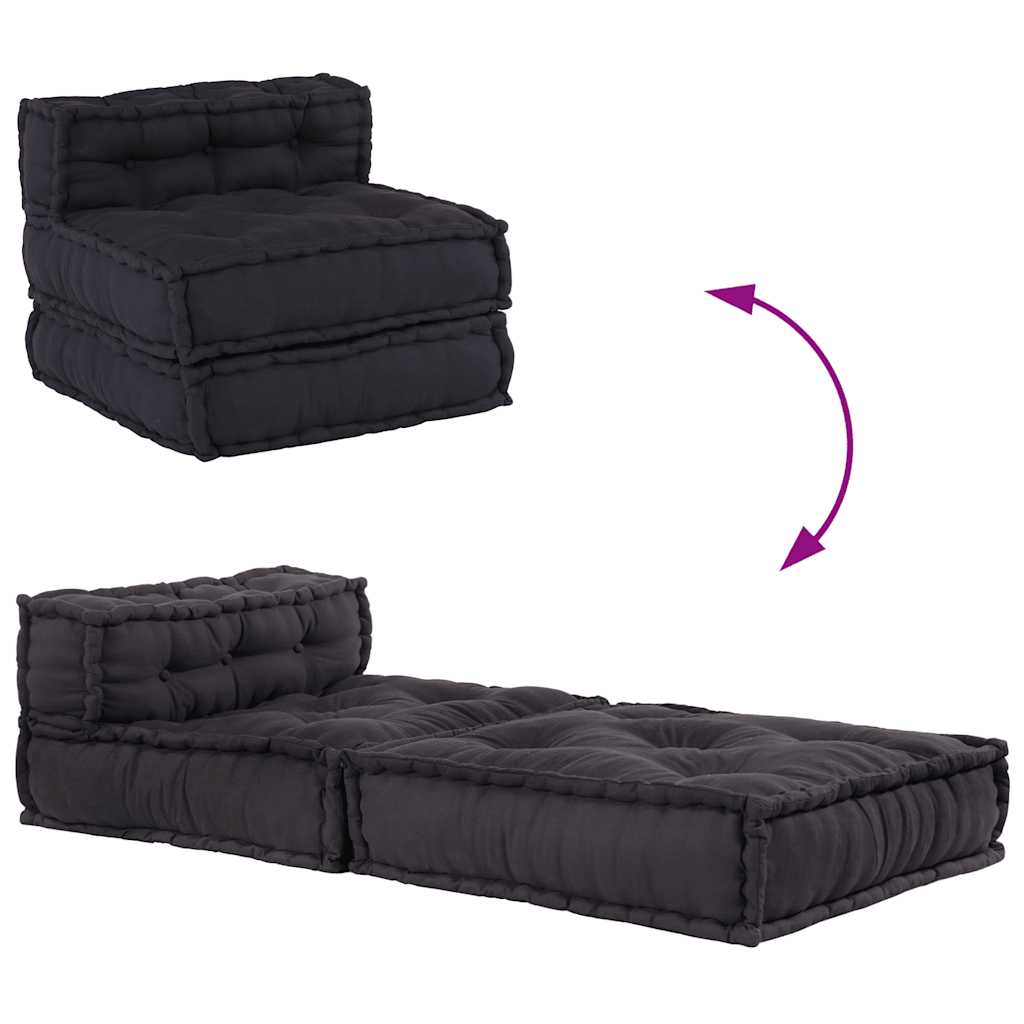 Modular Sofa Unit Anthracite 70x70x54 Fabric