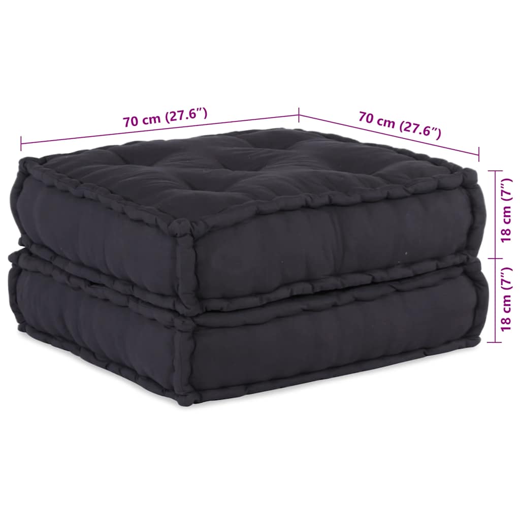 Modular Sofa Unit Anthracite 70x70x36 Fabric