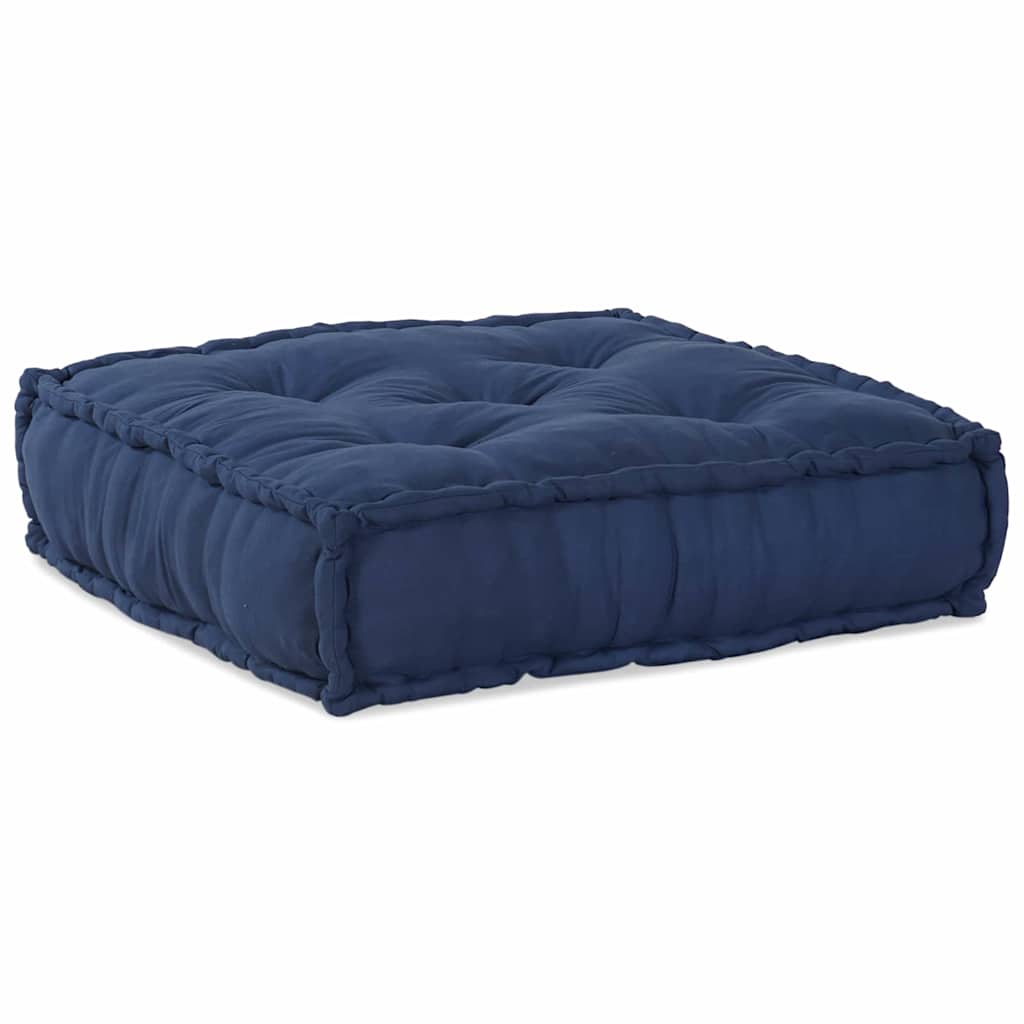 Modular Sofa Unit Fabric Indigo 70 x 70 x 56 cm
