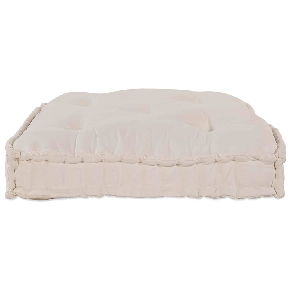 Pallet Sofa Cushion Cream 120 x 80 x 12 cm Fabric
