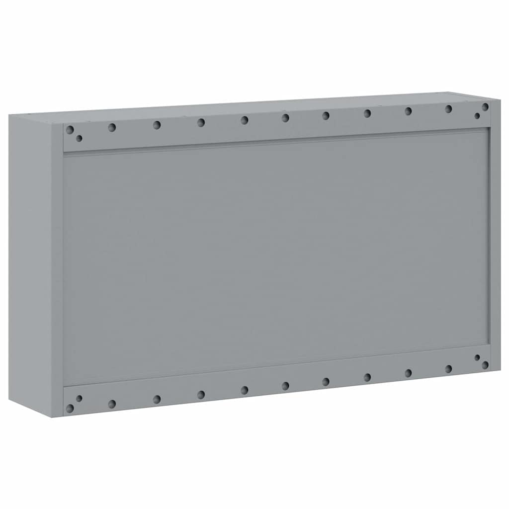 Tool Cabinet with Shelf Red and Grey 100 x 20 x 55 cm Steel