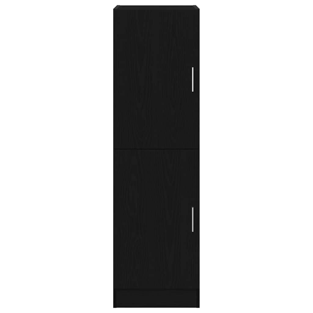 Kitchen Cabinet Black 38x41,5x131,5 cm Engineered Wood