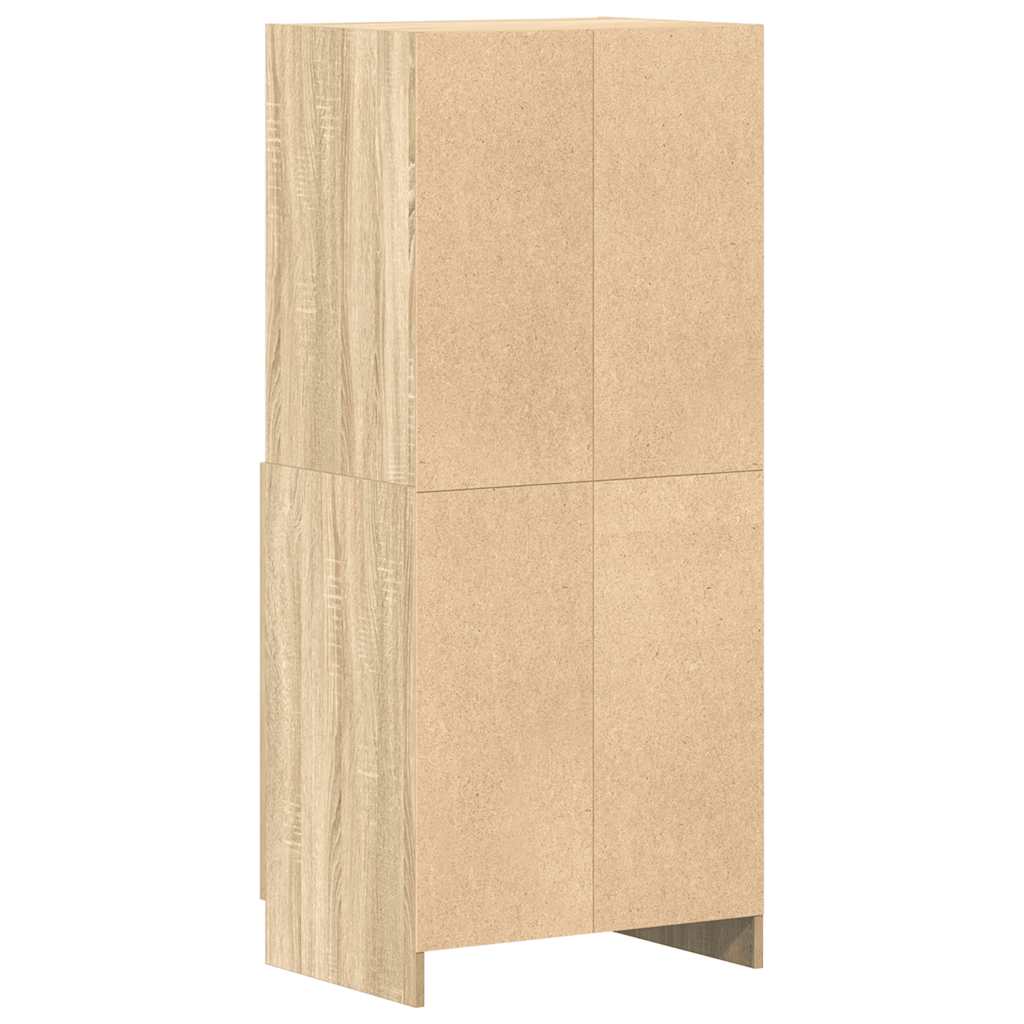 Kitchen Cabinet Sonoma Oak 57x41,5x131,5 cm Engineered Wood