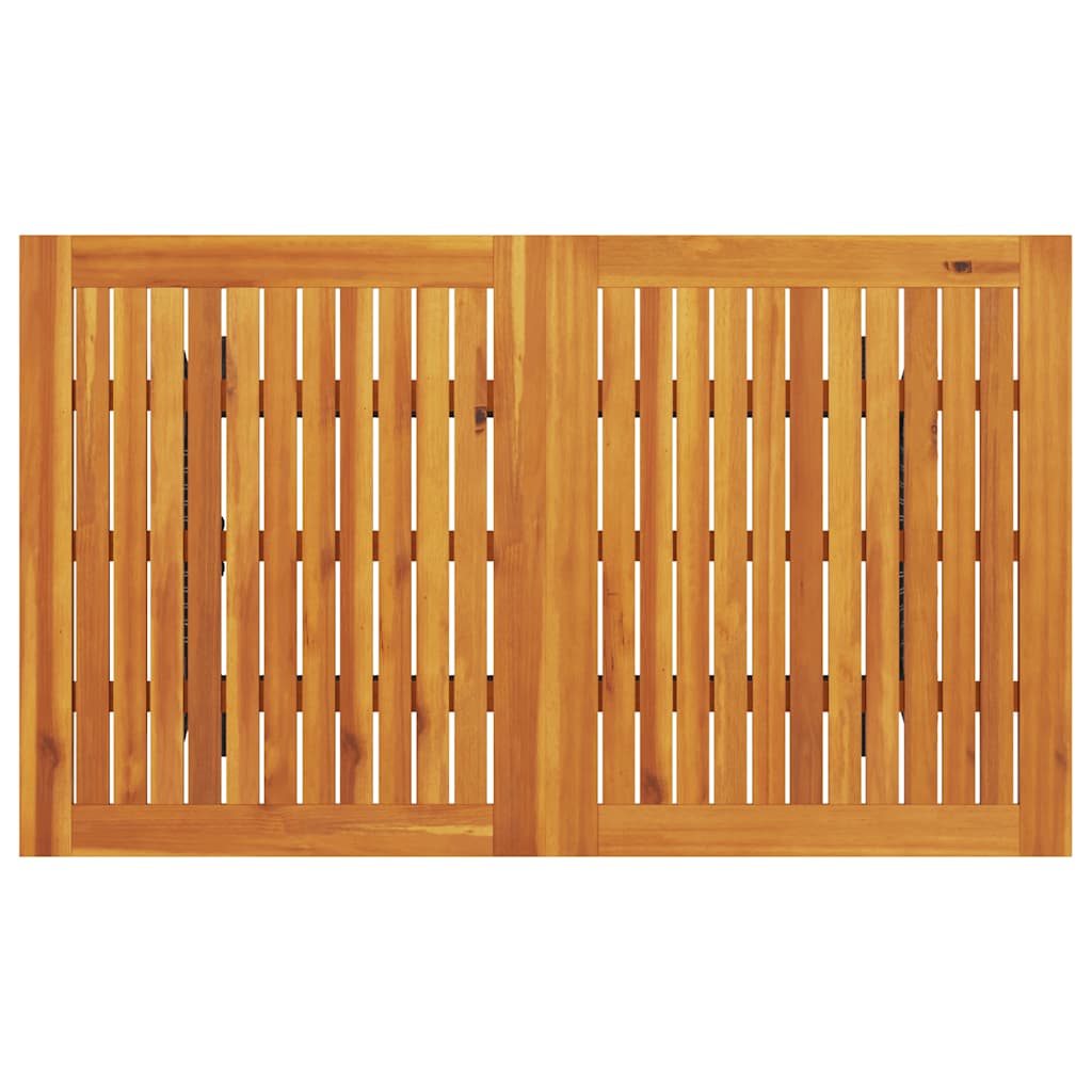 Garden Sofa 3-Seater with Cushions&Table Black Poly Rattan