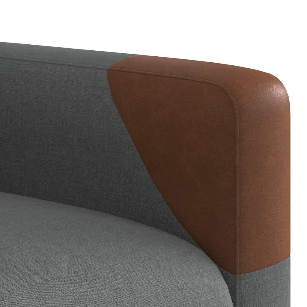 Recliner Chair Dark Grey Fabric