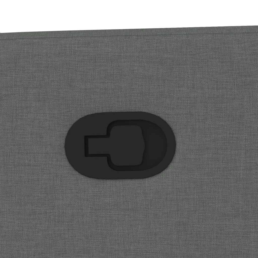 Massage Recliner Chair Dark Grey Fabric