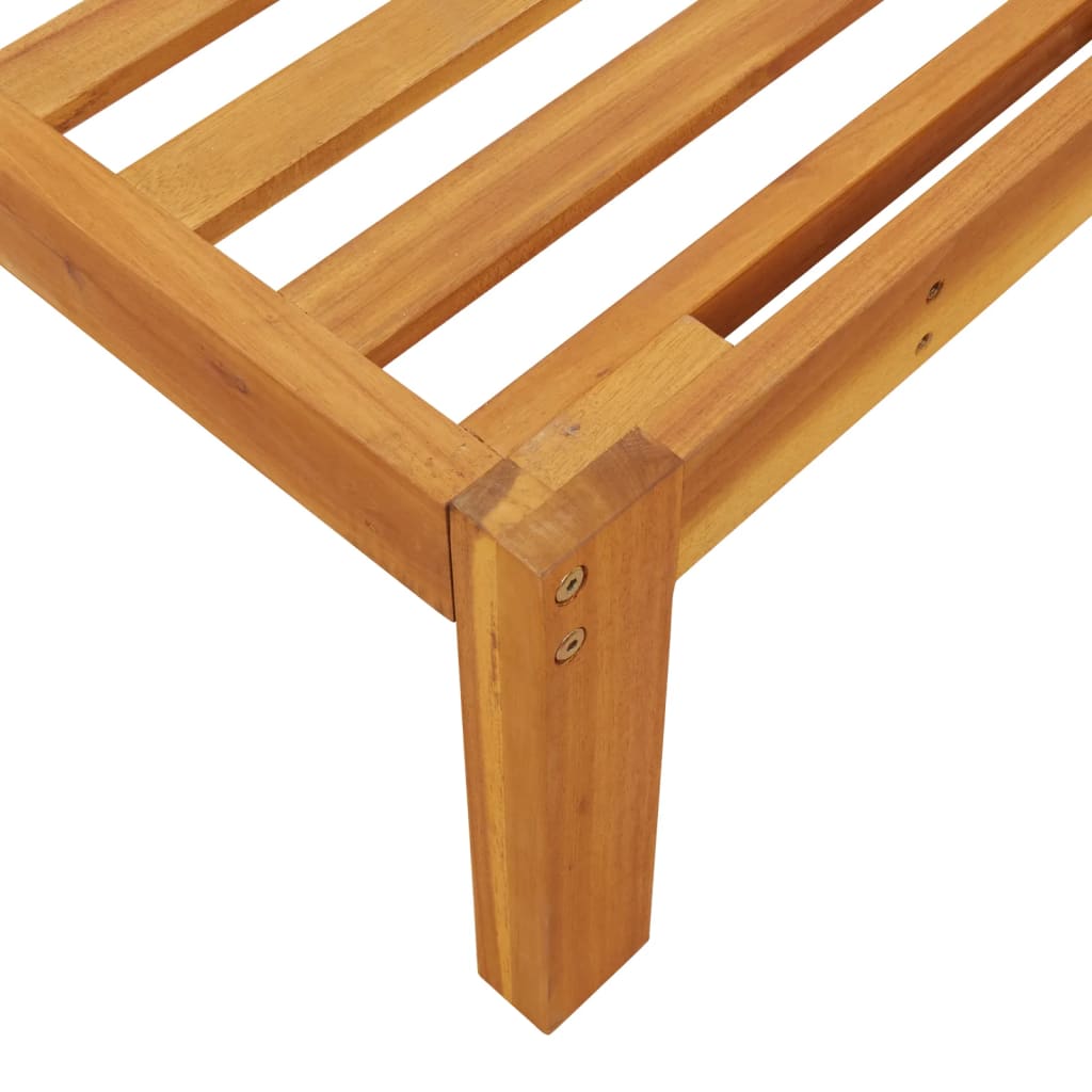 2 Piece Garden Pallet Sofa Set with Cushions Solid Wood Acacia