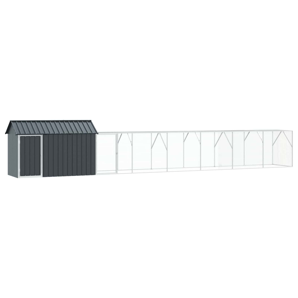 Bird Cage Anthracite 821,5 x 111 x 142 cm Galvanised Steel