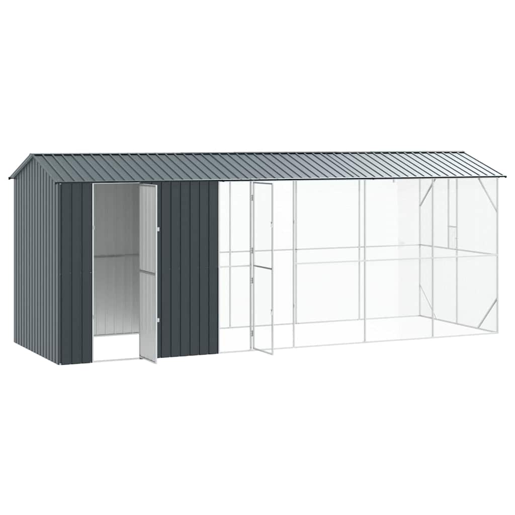 Bird Cage Anthracite 645 x 208 x 247 cm Galvanised steel